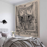 Lofaris Justice Theme Still Life Room Decoration Wall Tapestry